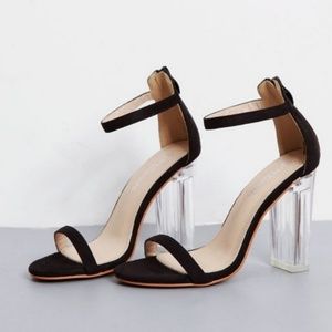 Beautiful Black Strappy Heel